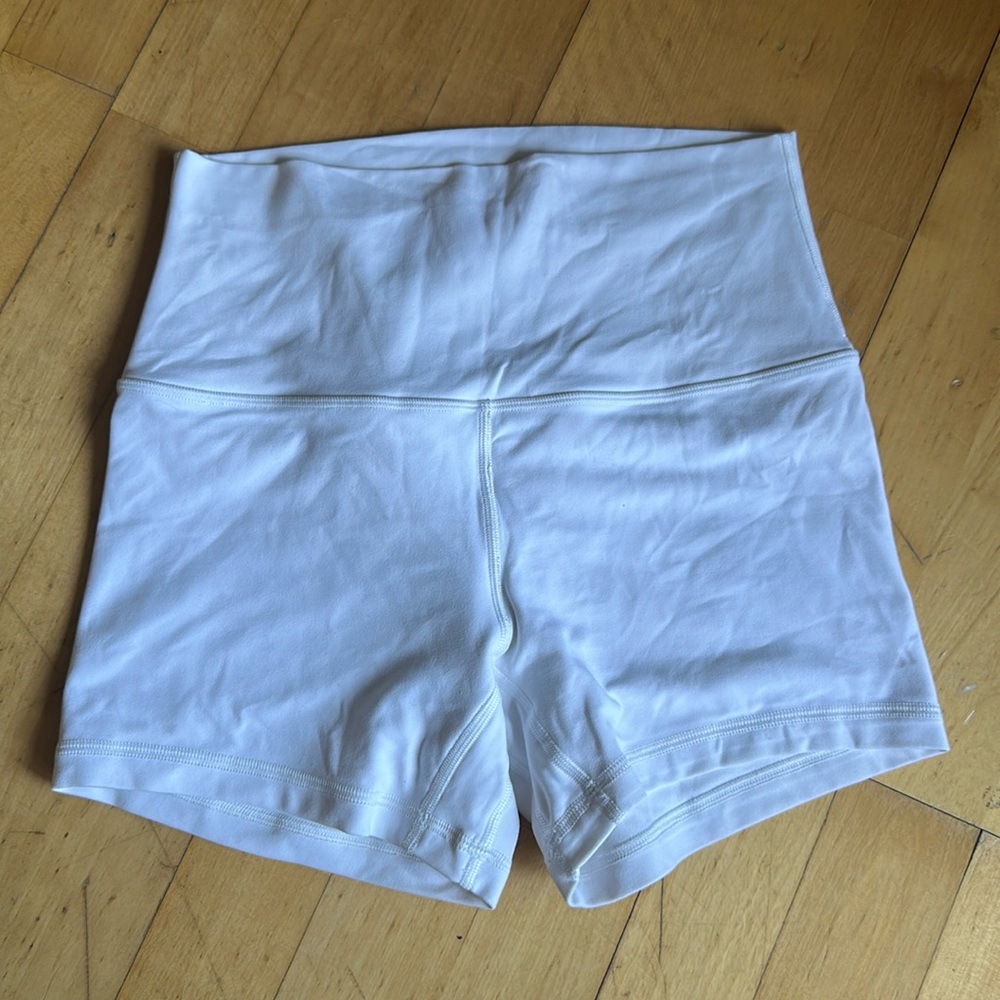 lululemon athletica White Athletic Shorts